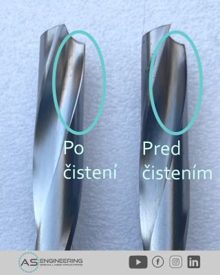 🇸🇰Čistenie vrtákov po brúsení. Pri výrobe vrtákov ocele M7 niekedy po brúsení zostávajú spálené plôšky britu, alebo...